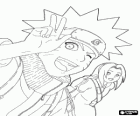 Els personatges principals Naruto Uzumaki i Sakura Haruno somrient