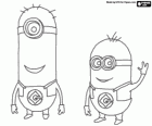 Dos minions, els esbirros del malvat Gru