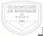 Escut del FC Girondins de Bordeus, Football Club des Girondins de Bordeaux, club de futbol francès