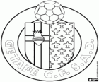 Logo del Getafe CF, club espanyol de futbol