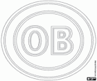 Logo de Odense BK, Odense Boldklub o OB, club de futbol danès