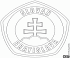 Escut del SK Slovan Bratislava, club eslovac de futbol