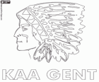 Emblema del KAA Gent, club de futbol belga
