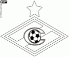 Emblema del FC Spartak de Moscou, club de futbol de Rússia. Futbolni Klub Spartak Moskva, nom original rus transliterat