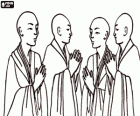 Grup de monjos budistes, Bhikhu o Bhikkhu