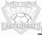 Emblema de l'equip de futbol San Jose Earthquakes de la MLS, Califòrnia, Estats Units