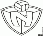 Logo del Club Deportivo El Nacional, equip de futbol a Quito, Equador