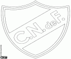Emblema del Club Nacional de Football, equip de futbol d'Uruguai a Montevideo