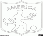 Escut de CD America de Cali, club colombià de futbol