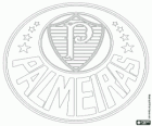 Logo de SE Palmeiras, club de futbol de Sao Paulo, Brasil
