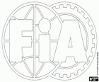 Logo de la FIA, Federació Internacional de l'Automòbil