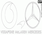 Logo de Vodafone McLaren Mercedes