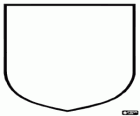 Escut blanc per decorar