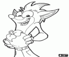 Crash Bandicoot, el protagonista del vídeo joc de Crash Bandicoot