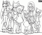 Les noies de Sonic, els personatges de videojocs de Sonic