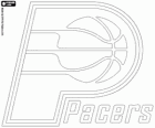 Logo d'Indiana Pacers, equip de NBA. Divisió Central, Conferència Est
