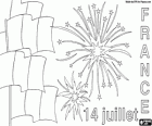14 de juliol la festa nacional de França commemora la presa de la Bastilla, el 14 juliol 1789
