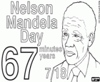Dia Internacional de Nelson Mandela, 18 de juliol. Nelson Mandela ha lluitat per la justícia social durant 67 anys, pots començar amb 67 minuts