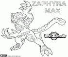 Zaphyra Max. Invizimals. Les zaphyras són felins amb els seus cossos coberts de joies porpra