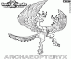 Archaeopteryx. Invizimals Shadow Zone. Un agressiu dinosaure volador, la mare de tots els ocells