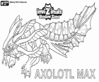 Axolotl Max. Invizimals Shadow Zone. Un dels invizimals més intel·ligents era l'endeví dels maies