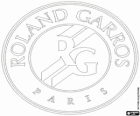 Logo de l'Open de França, Roland Garros. El segon dels quatre tornejos del Grand Slam de tennis