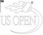 Logo de l'Open dels EUA, el quart i últim torneig de tennis del Grand Slam