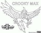Crooky Max. Invizimals Shadow Zone. Invizimal egoista, manipulador i ambiciós, li agraden molt les espurnes