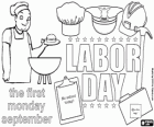 Labor Day o el Dia del Treball, en el primer dilluns de setembre als EUA es celebra com la fi simbòlic de l'estiu amb les barbacoes familiars