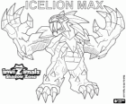 Icelion Max. Invizimals Shadow Zone. Letal caçador solitari amb el cos de gel que viu a les regions polars