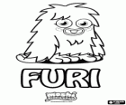 Furi. Moshi Monsters. Un petit troll pelut