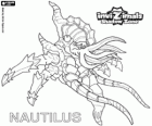 Nautilus. Invizimals Shadow Zone. Viu a les profunditats submarines i usa els seus tentacles com a armes electritzants