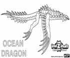 Ocean Dragon. Invizimals Shadow Zone. Drac oceànic que viu sota l'aigua salada
