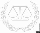 Logo de la CPI, Tribunal Penal Internacional
