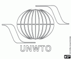 Logo OMT, Organització Mundial del Turisme. UNWTO, United Nations World Tourism Organization, en anglès