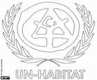 Logo UN-HABITAT, Programa de les Nacions Unides per als Assentaments Humans