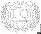 Logo del ILO, logo de l'OIT, Organització Internacional del Treball