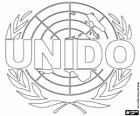 Logo ONUDI, Organització de les Nacions Unides per al Desenvolupament Industrial