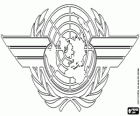 Logo OACI, Organització d'Aviació Civil Internacional