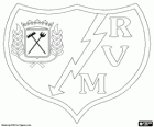 Emblema del Rayo Vallecano, del barri de Vallecas, Madrid