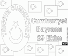 Dia de la República de Turquia, 29 de octubre. Commemora la proclamació de la república el 1923