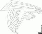 Logo per als Falcons d'Atlanta, equip de futbol americà de la divisió sud NFC, Atlanta, Geòrgia
