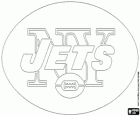 Logo New York Jets, equip de futbol americà, divisió est, AFC, a East Rutherford, Nova Jersey