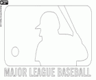 Logo de la MLB, Grans Lligues o Lligues Majors de Beisbol dels Estats Units i Canadà