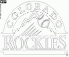 Logo de Colorado Rockies, equip de beisbol en la Lliga Nacional Divisió Oest, Denver, Colorado