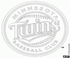 Logo de Minnesota Twins, equip de beisbol professional amb seu a Minneapolis, Minnesota. Lliga Americana Divisió Central
