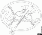 Logo New York Yankees, equip professional de beisbol de la Lliga Americana Divisió Est, Ciutat de Nova York