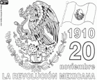 Dia de la Revolució Mexicana, 20 de novembre per commemorar l'aixecament del 20 novembre de 1910