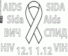 Dia Mundial de la Lluita contra la Sida, 1 de desembre. El llaç vermell és el símbol mundial de solidaritat contra la Sida