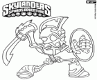 Skyland Chop Chop, un dur guerrer amb espasa i escut. Skylanders Morts Vivents